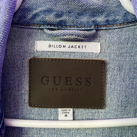 Medium Guess Ripped Jean Jacket - Picture 3 of 4